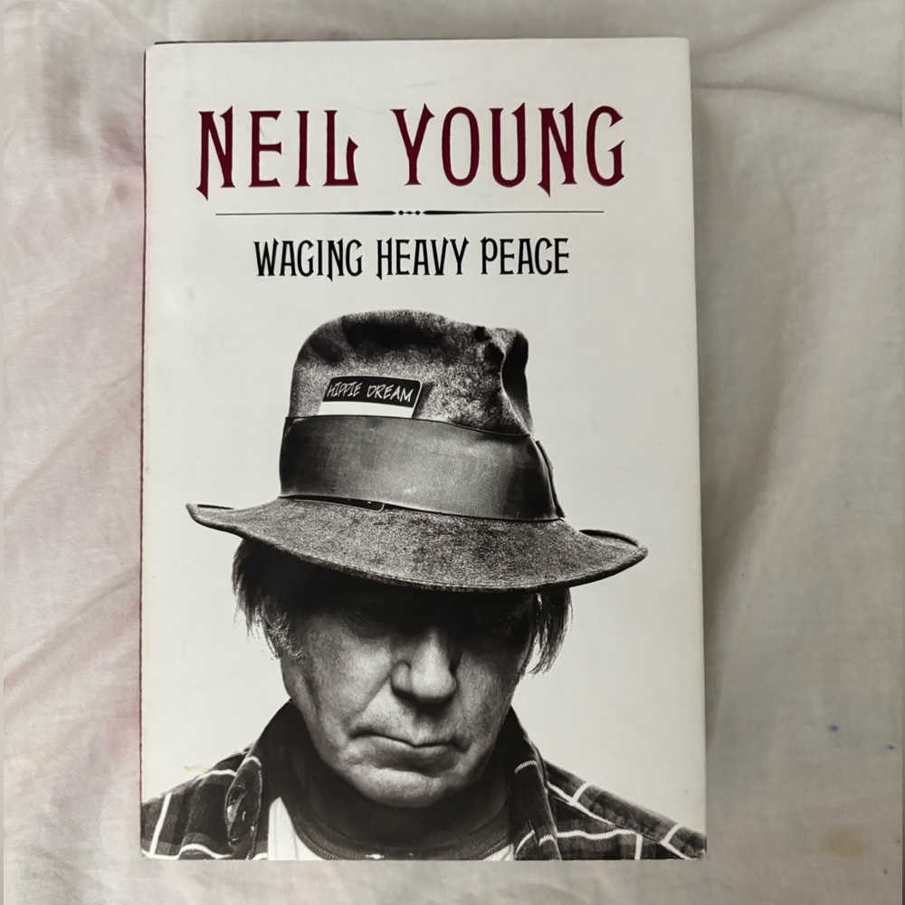 Neil Young Waging Heavy Peace Book